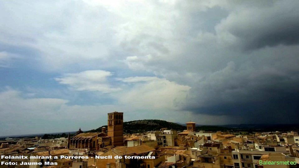 Des de Felanitx mirant a Porreres - Nuvols i clars