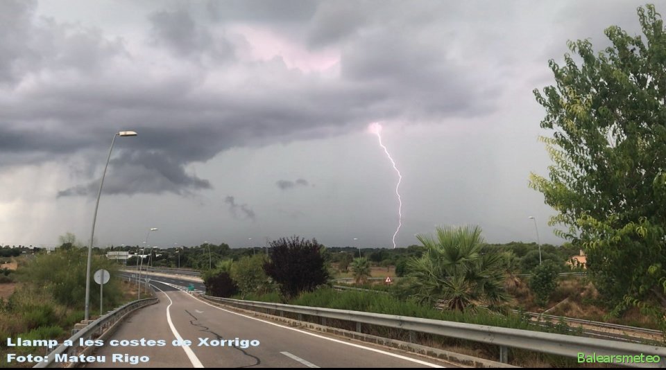 Llamp a les costes de Xorrigo - 17 agost