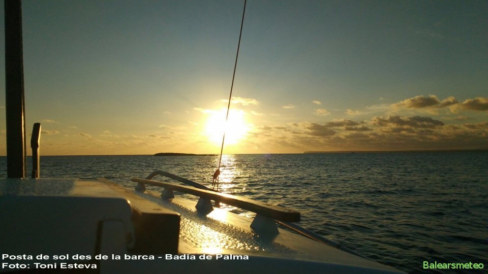 Posta de Sol a la badia de Palma 13-09-2017