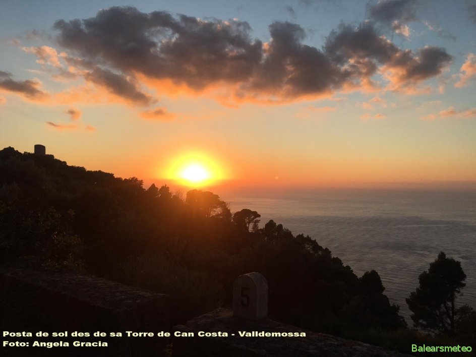 Posta de sol des de Sa Torre de Can Costa
