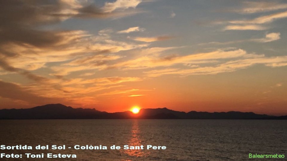 Sortida Sol - Colonia de Sant Pere
